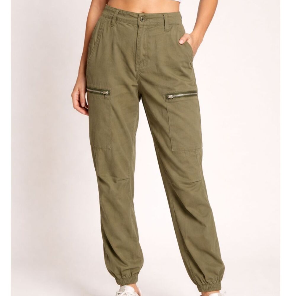 Blank NYC Green Cargo Pants Size 27